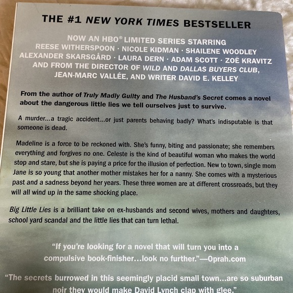BIG LITTLE LIES by LIANE MORIARTY New York Times Best Seller - Picture 3 of 3
